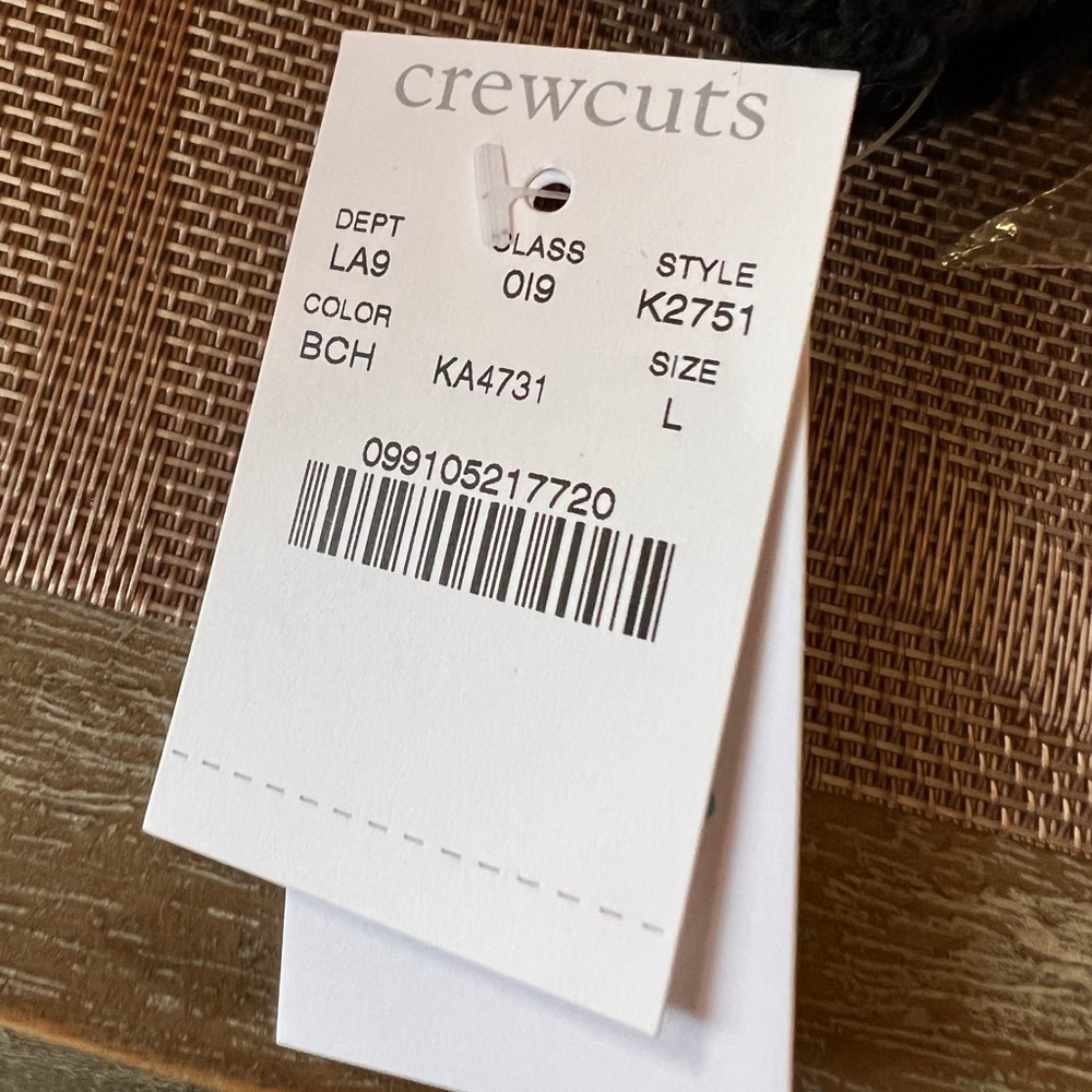 J. Crew Crewcuts Black Panda Bear Paw Mittens NWT - Picture 3 of 6